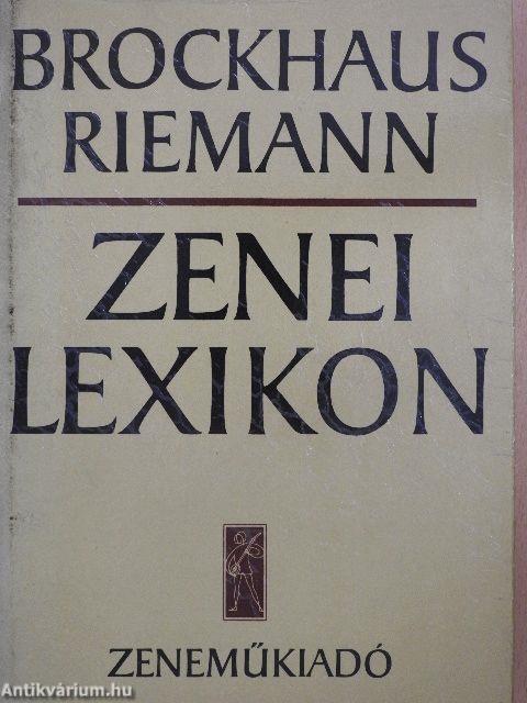 Zenei Lexikon 1-3.