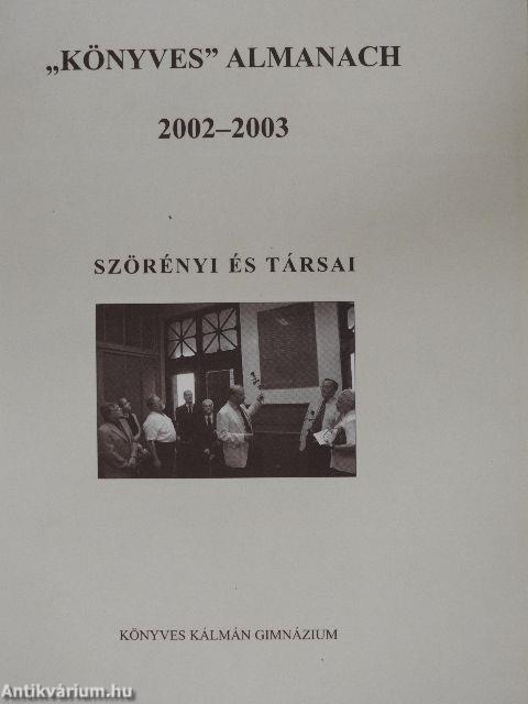 "Könyves" almanach 2002-2003/Appendix kiegészítés a "Könyves" Almanach 2002-2003 kötetéhez