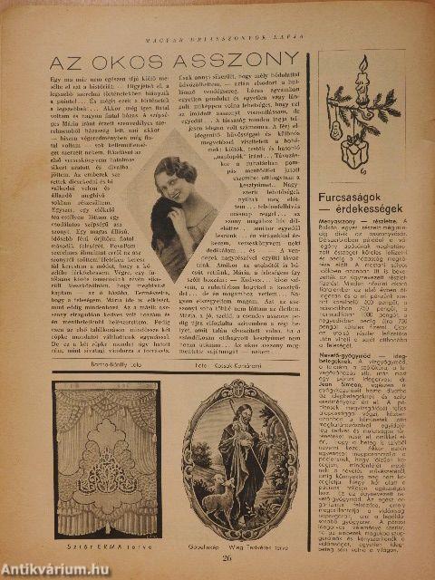 Magyar Uriasszonyok Lapja 1933. december 20.