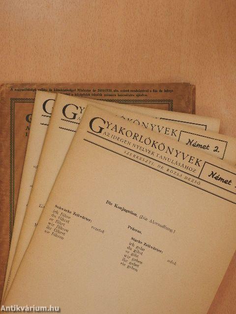 Gyakorlókönyvek az idegen nyelvek tanulásához - Német