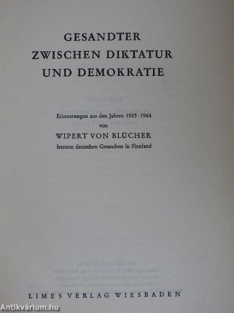 Gesandter zwischen Diktatur und Demokratie