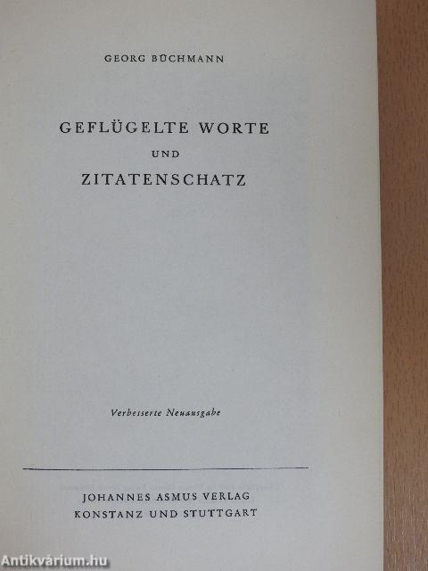 Geflügelte Worte und Zitatenschatz