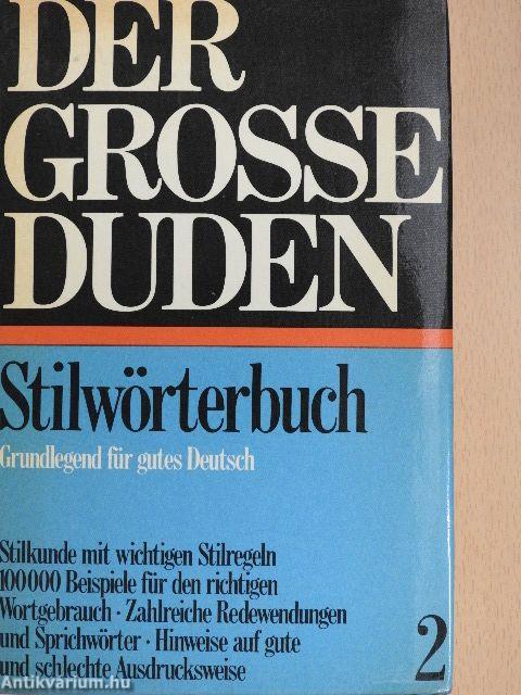 Duden - Stilwörterbuch der deutschen Sprache