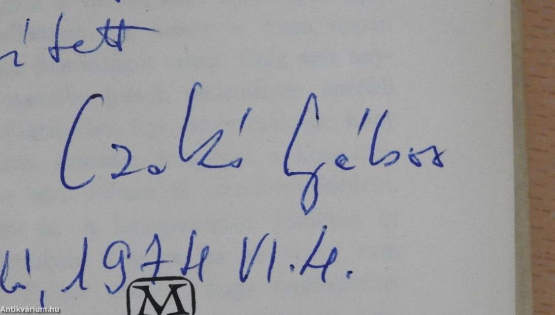 Emberkert (dedikált példány)