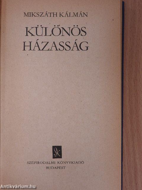 Különös házasság 