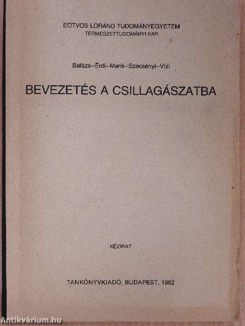 Bevezetés a csillagászatba