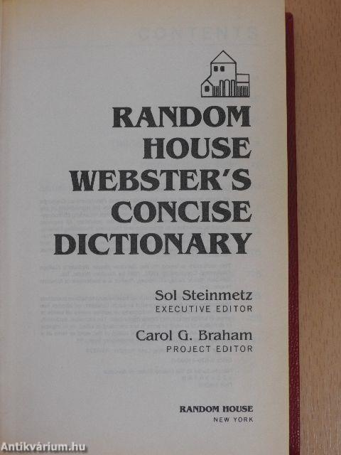 Random House Webster's Concise Dictionary