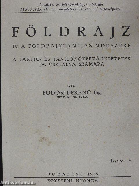 Földrajz IV.