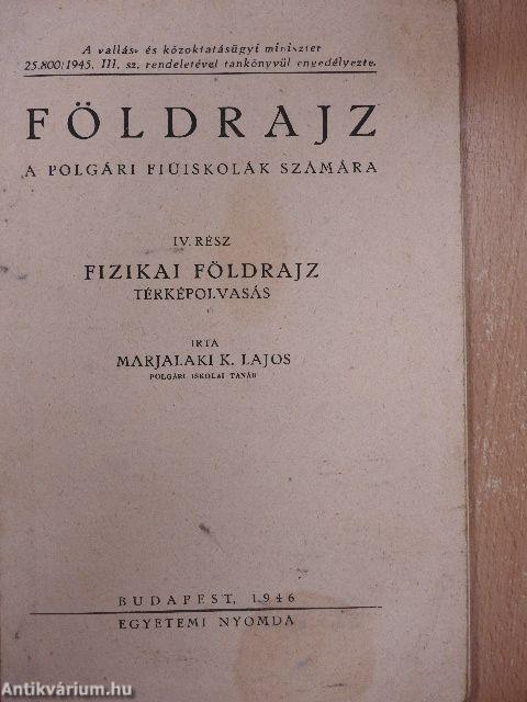 Földrajz IV.