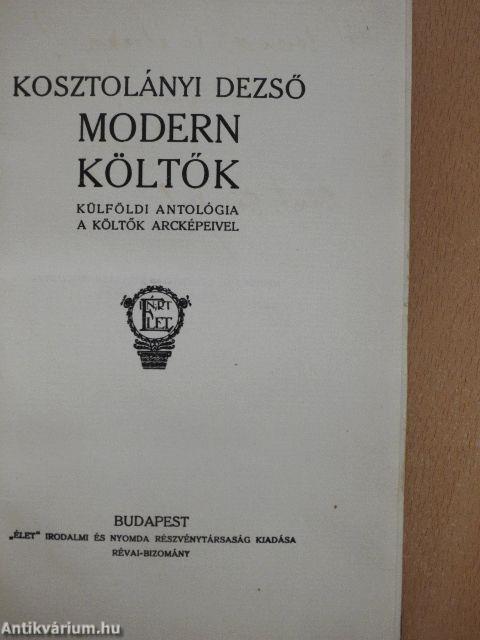 Modern költők