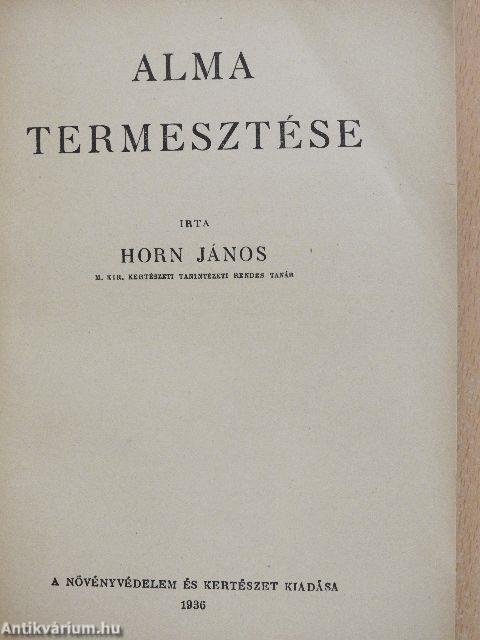 Alma termesztése