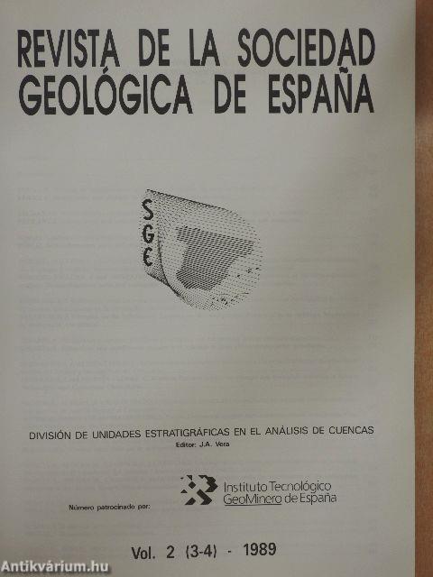 Revista de la Sociedad Geológica de Espana 1989/3-4.