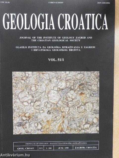 Geologia Croatica 1998/1. 