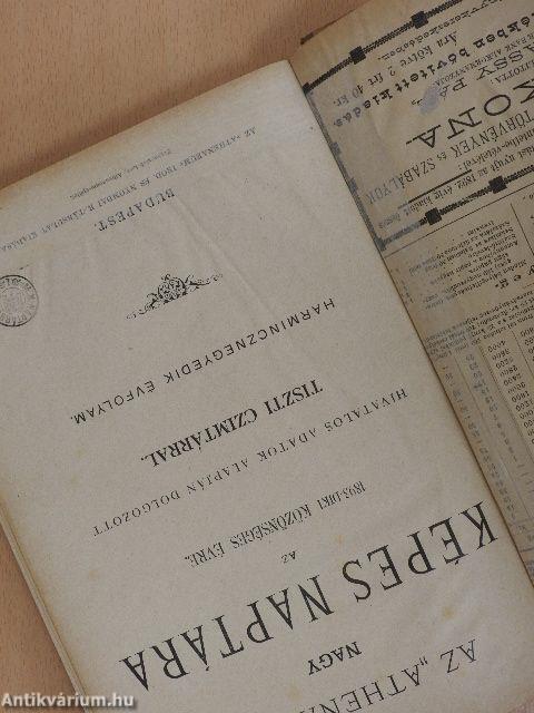 Az "Athenaeum" nagy képes naptára az 1893-diki közönséges évre hivatalos adatok alapján dolgozott tiszti czimtárral