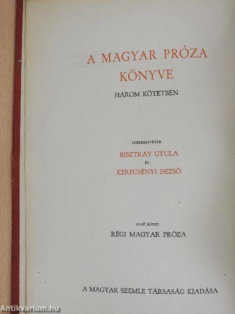 Régi magyar próza