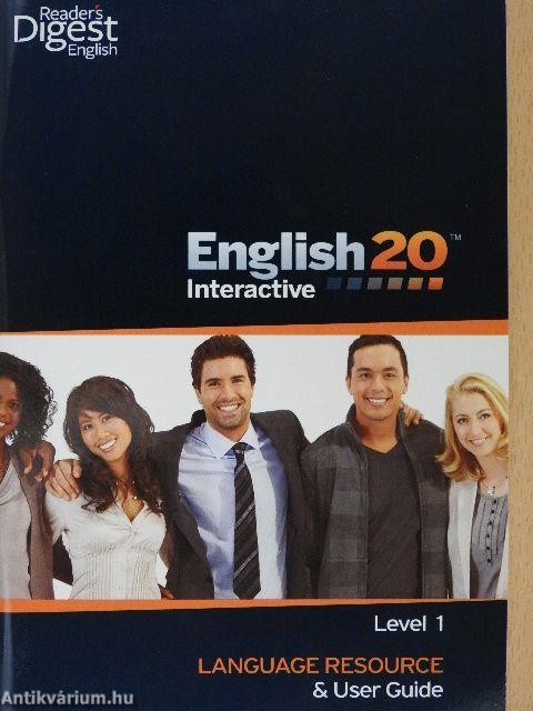 English 20 Interactive - 12 db CD-vel, 2 db DVD-vel és fejhallgatóval