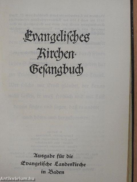 Evangelisches Kirchen-Gesangbuch (gótbetűs)