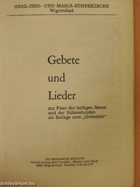 Gebete und Lieder