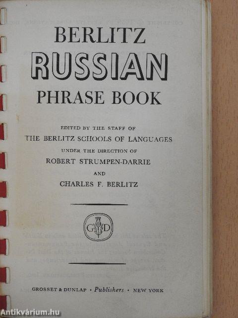 Berlitz Russian Phrase Book And Glossary of Common Words