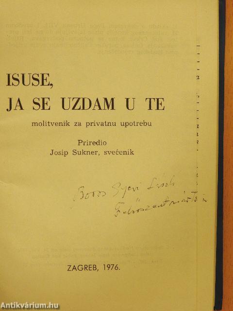 Isuse, ja se uzdam u Te