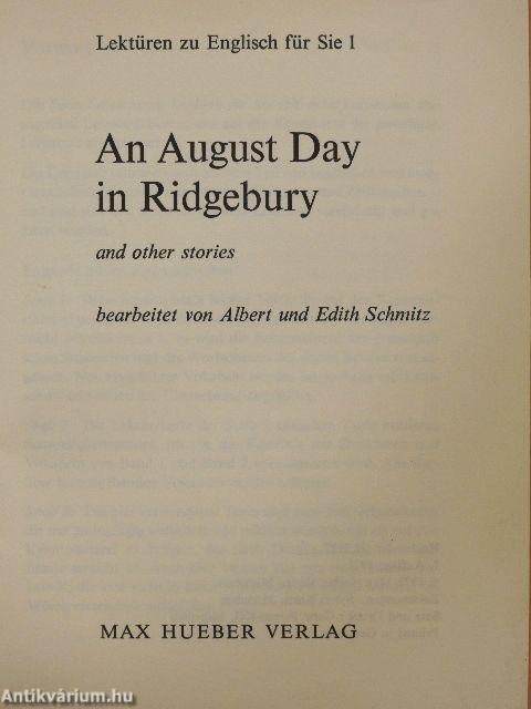 An August Day in Ridgebury