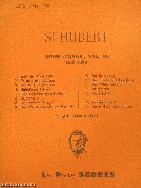 Lieder (songs), Vol. VII