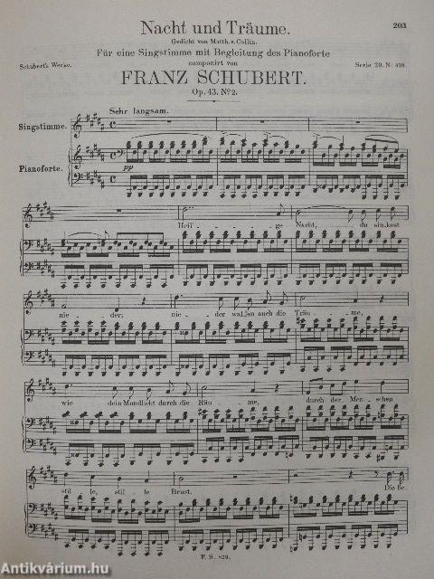 Lieder (songs), Vol. IV