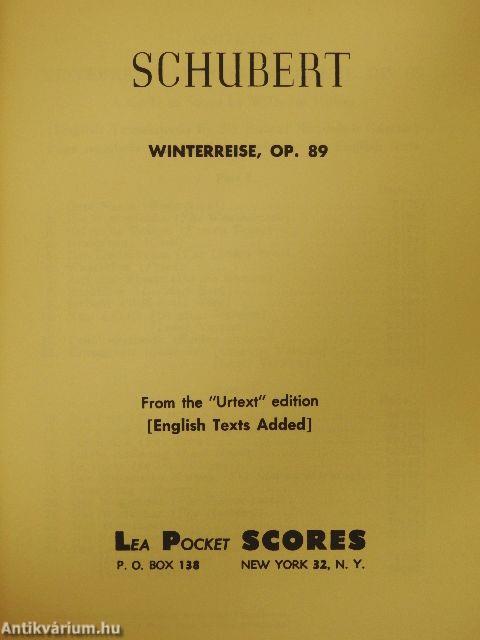 Winterreise, Op. 89