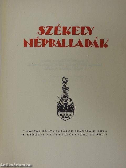 Székely népballadák