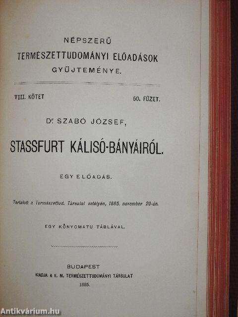 Népszerű természettudományi előadások gyüjteménye VII-VIII./42-50.