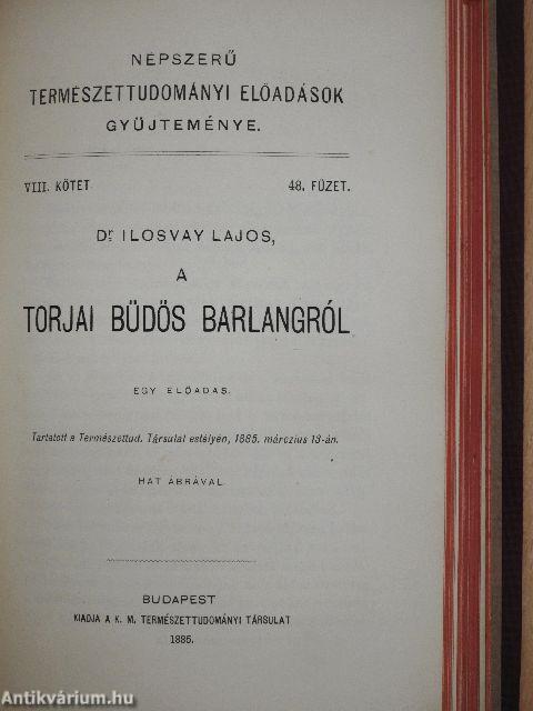 Népszerű természettudományi előadások gyüjteménye VII-VIII./42-50.