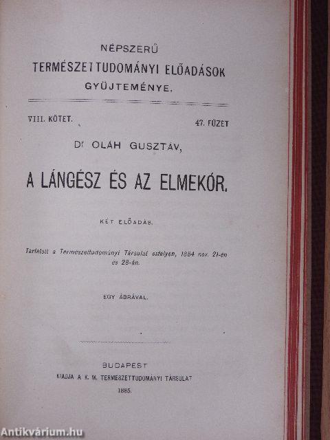 Népszerű természettudományi előadások gyüjteménye VII-VIII./42-50.