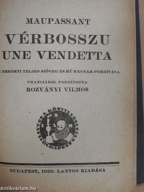 A kutyatörvény/Vérbosszu/A macskák paradicsoma/Az égő csipkebokor/Szép Heléna öregsége/A királyné kezei/Marbod pokoljárása/A kis ólomkatona/Le Misanthrope