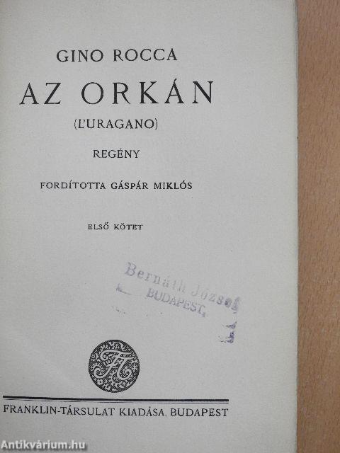 Az orkán I-II.