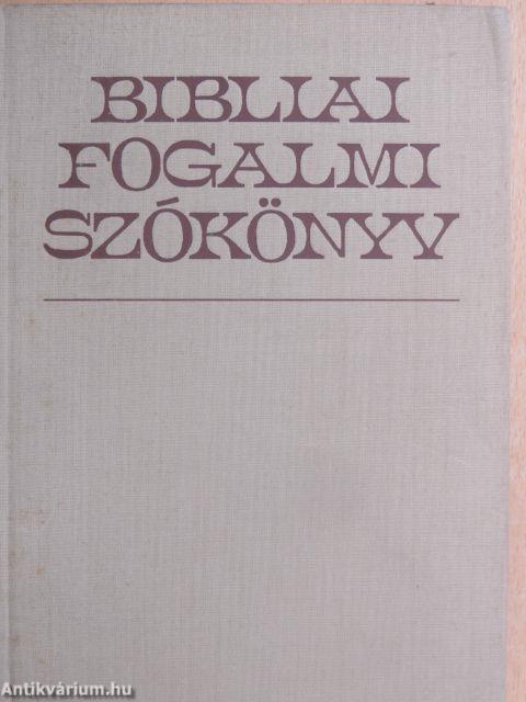 Bibliai fogalmi szókönyv