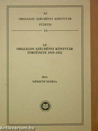Az Országos Széchényi Könyvtár története 1919-1922.
