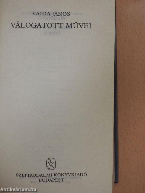 Vajda János válogatott művei