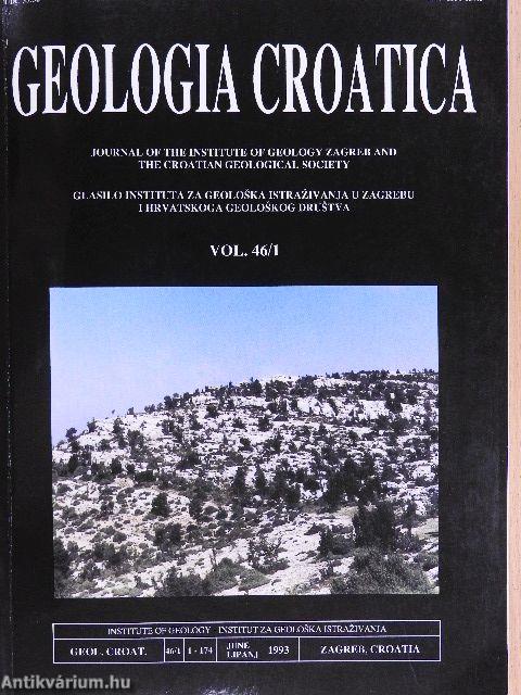 Geologia Croatica 1993/1. 