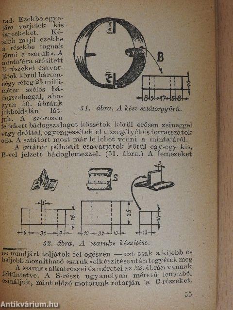 Kis villanymotorok házi készítése