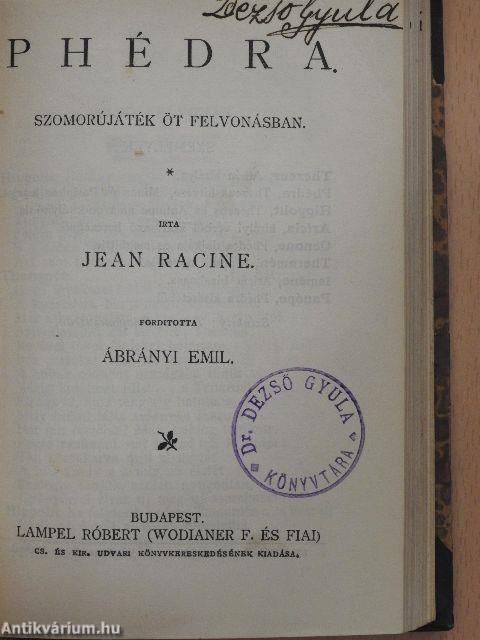 A népgyülölő/A társadalom támaszai/A botcsinálta doktor/Phédra/Antigone/Manfred