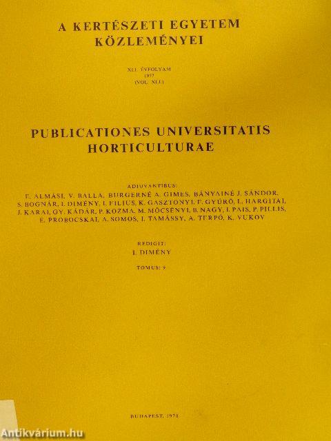 A Kertészeti Egyetem Közleményei 1977/9.