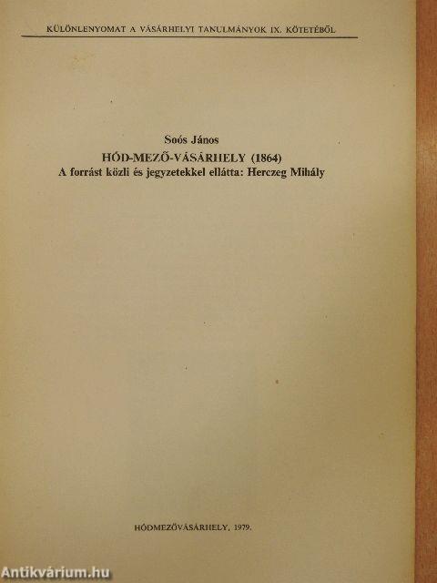 Hód-Mező-Vásárhely (1864)