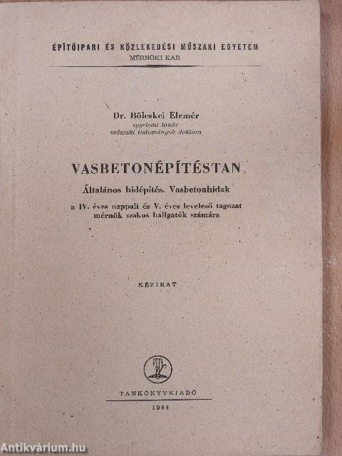 Vasbetonépítéstan