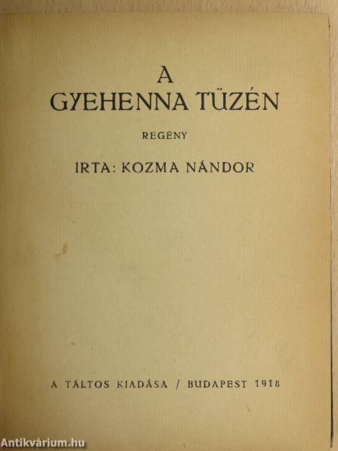 A gyehenna tüzén