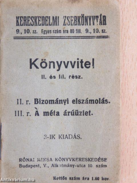 Könyvvitel II-III.