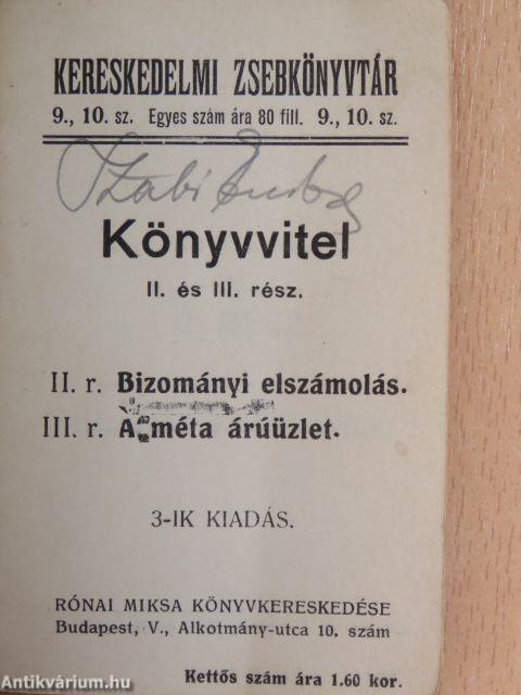 Könyvvitel II-III.