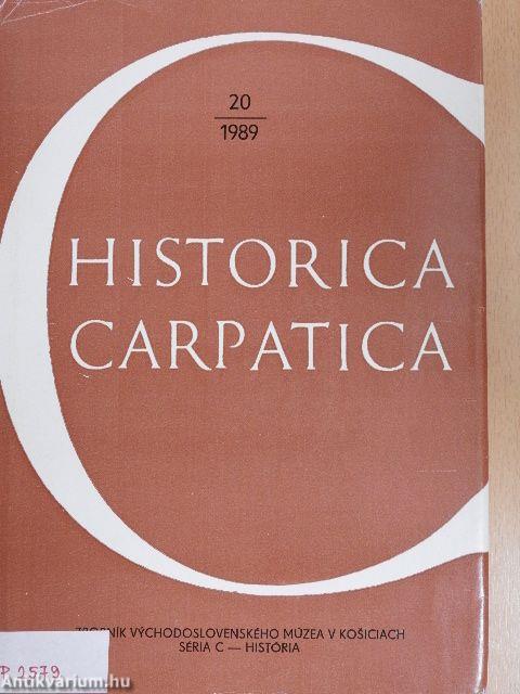 Historica Carpatica 20/1989