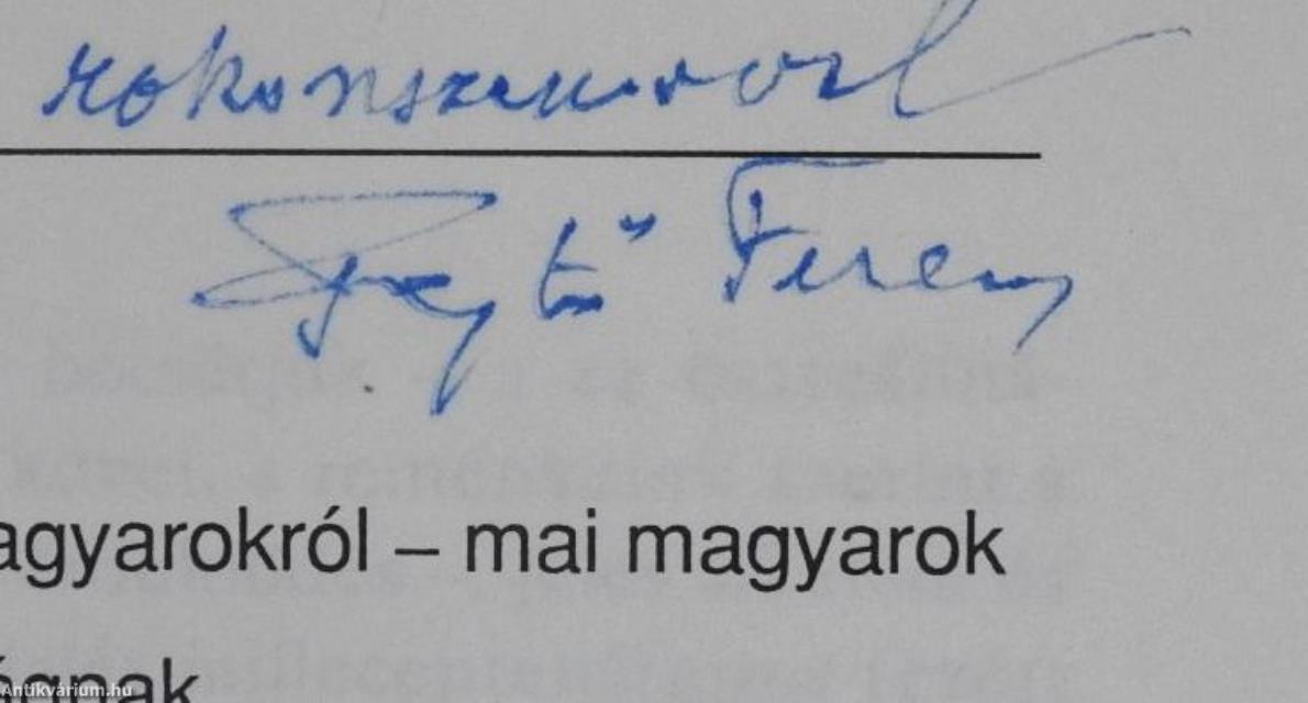 Világosság 1996. augusztus-szeptember (dedikált példány)