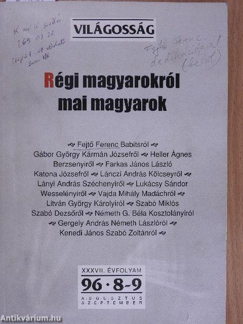 Világosság 1996. augusztus-szeptember (dedikált példány)