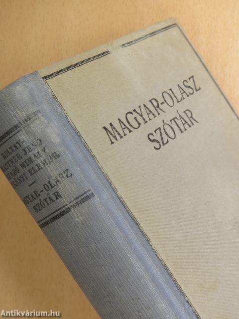 Olasz-magyar szótár/magyar-olasz szótár I-II.